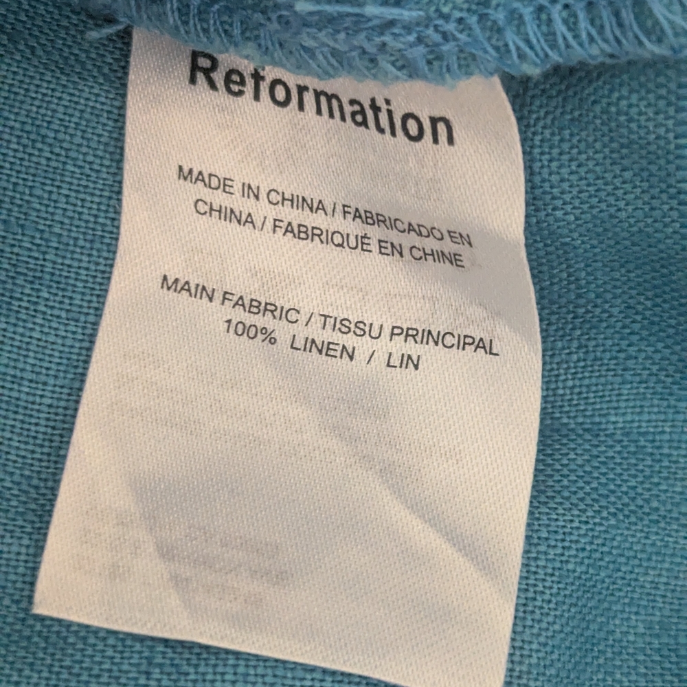 Reformation Karina Linen Top - Picture 8 of 9